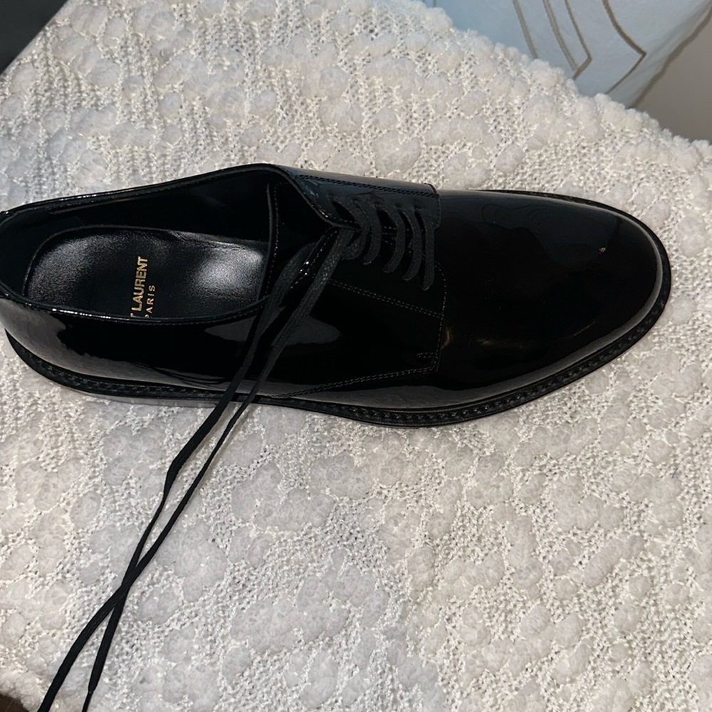 Brand New - SAINT LAURENT
Adrien 25 Leather Derby Shoes